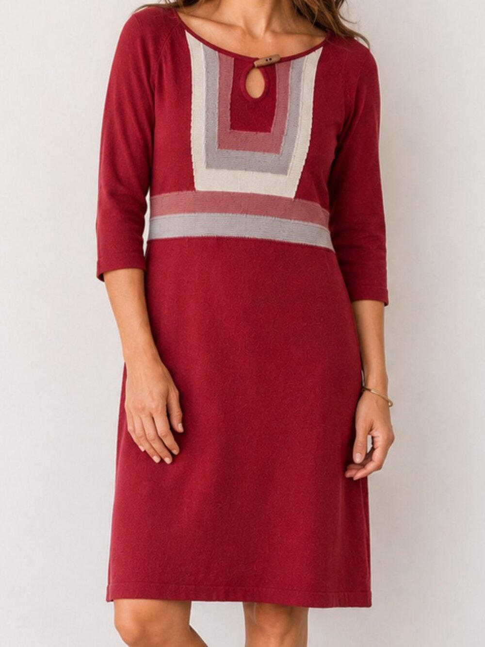 Prana Yarrah Geometric Sweater Dress